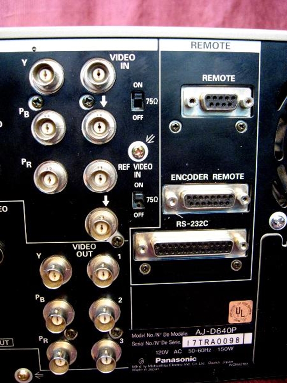 Image sur Panasonic AJ-D640P DVC Deck