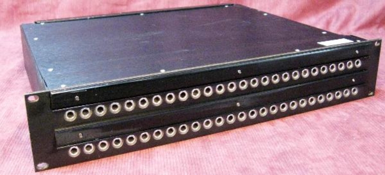 Picture of Audio Accessories 52 point 1/4'' LongFrame balanced patch panels, Reduced Prices!