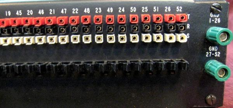 Picture of Audio Accessories 52 point 1/4'' LongFrame balanced patch panels, Reduced Prices!