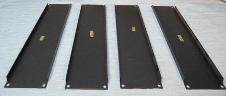 Afbeelding van Rack Blank 2RU, Solid, Black