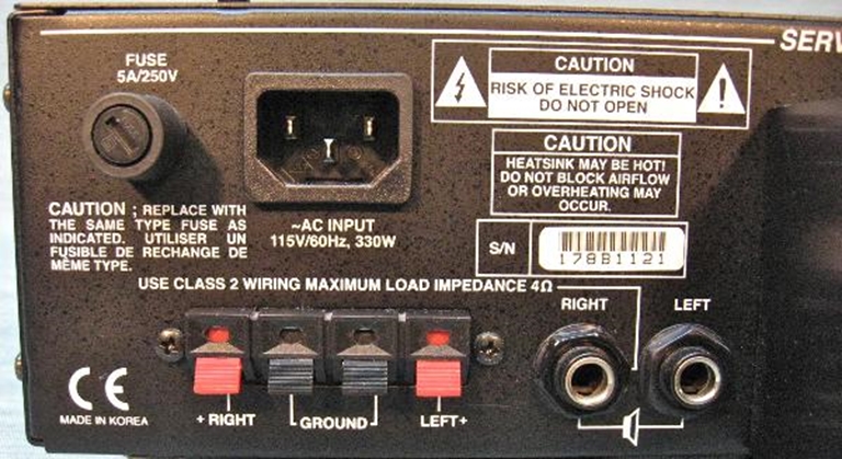 Afbeelding van Samson Servo 170 Studio Power Amplifier