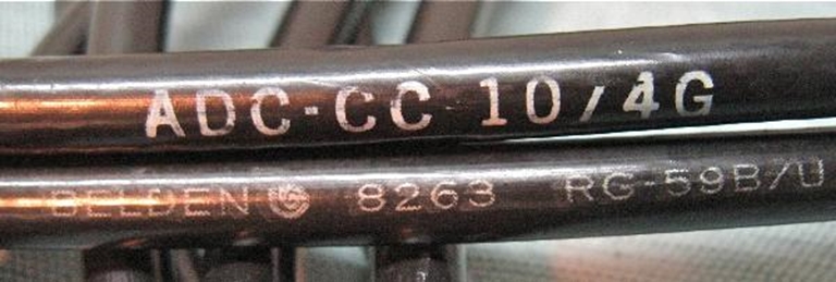 Image sur ADC Video Patch Cords 2', STD WECO size.