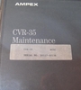 Image de Ampex CVR-35 Maintenance Manual Volume 1