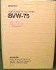 Afbeeldingen van Sony BVW-75 Volume 1 3rd Edition (Revised 1)