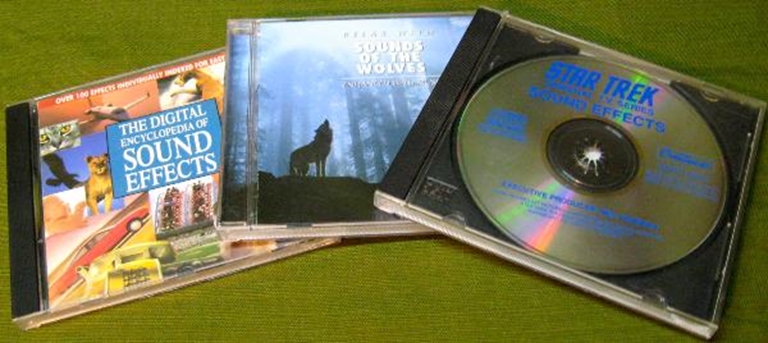 Afbeelding van Sound Effects CDs (3): Star Trek, Wolves, All Purpose EFX 