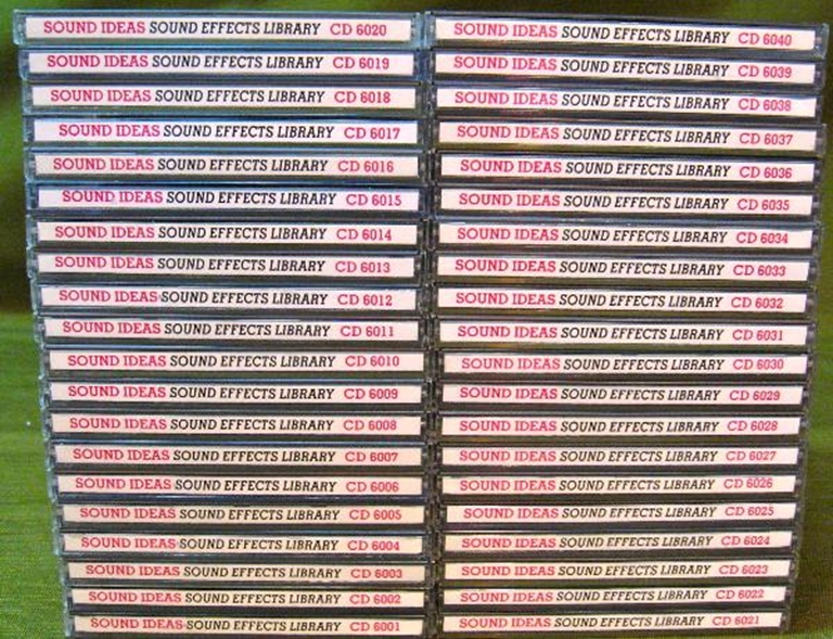 Afbeelding van Sound Ideas Sound Effects Library The General 6000 Series CDs