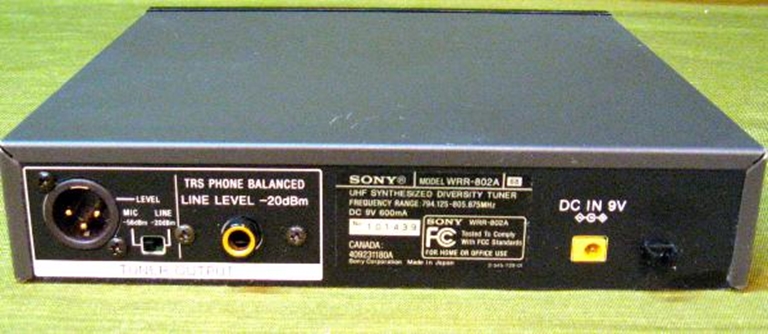 Afbeelding van Sony WRR-802A UHF Synthesized Diversity Tuner