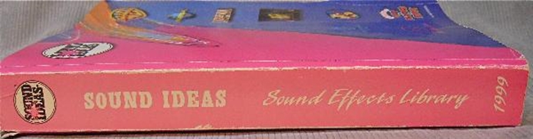 Afbeelding van Sound Ideas Sound Effects 1999 Full Track Listing Catalog
