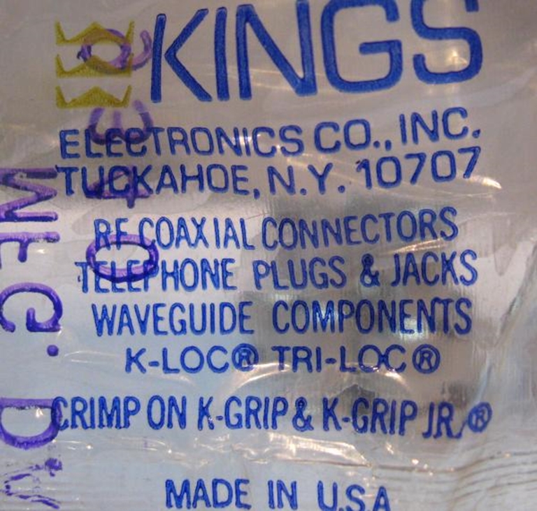 Image sur Kings KC 59-294 Male BNC Plugs
