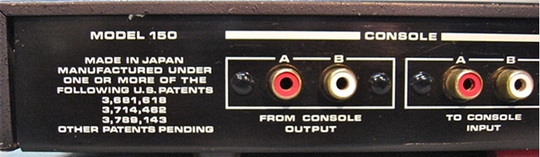Afbeelding van DBX 150 Type I Noise Reduction. sn U1506032