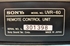 Picture of Sony UVR60 TBC Remote control
