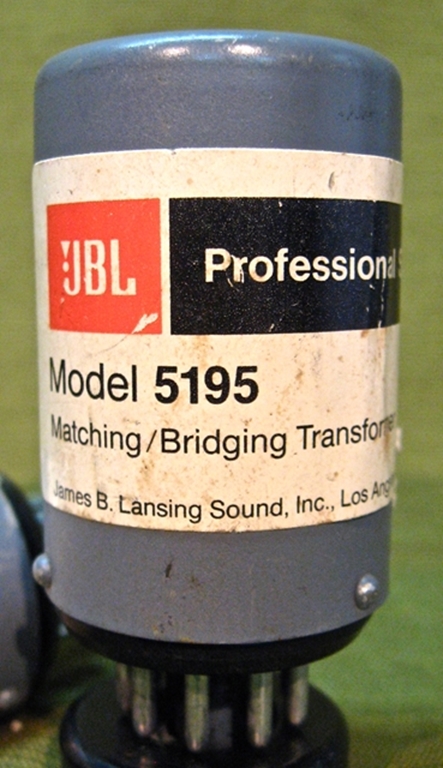 Image sur JBL Model 5195 Matching transformer
