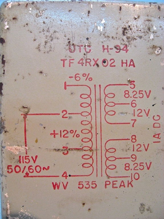 Image sur UTC H-94 Power Supply transformer