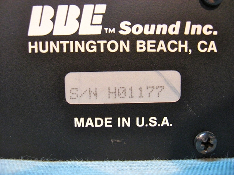 Afbeelding van BBE Model 411 Sonic maximizer sn H01177