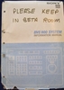 Picture of Sony BVE-900 Information Manual