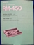 Afbeeldingen van Sony RM-450 Operation Manual pn3-786-085-21(1)