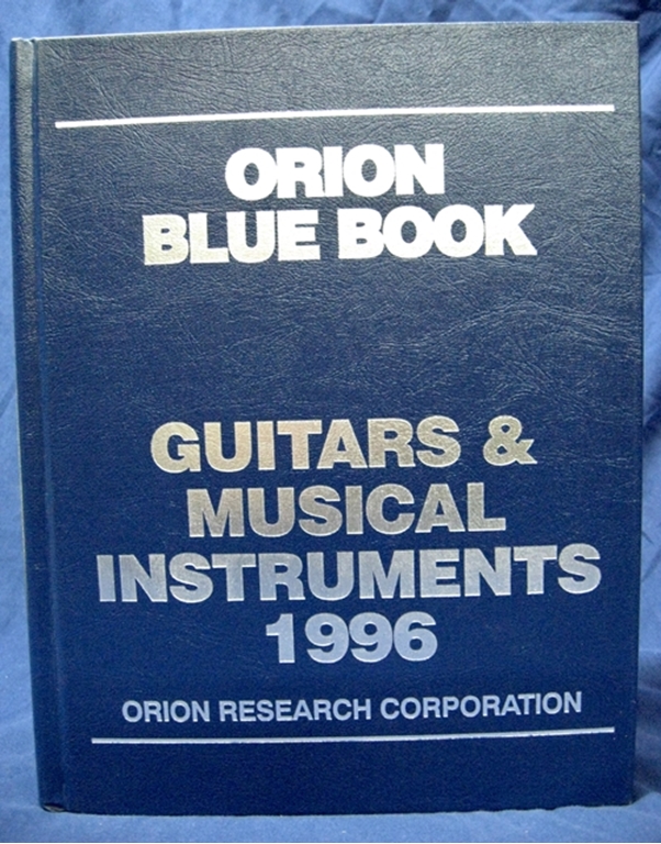Afbeelding van Orion Blue Book: 1996 Guitars & Musical Instruments