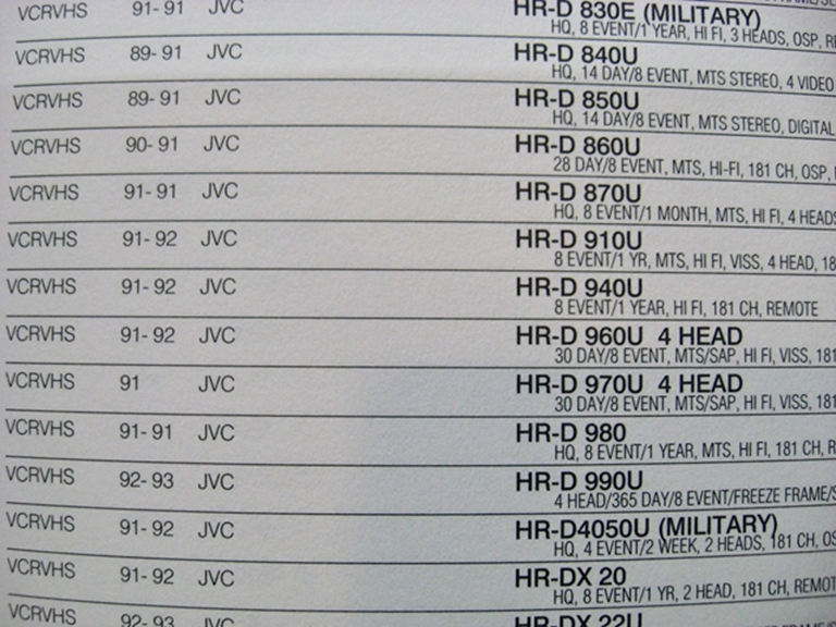 Picture of Orion Blue Book: 1995 Video & Television