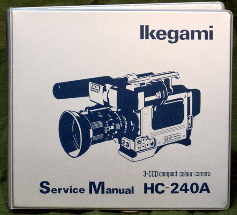 Image sur Ikegami HC-240A Service Manual