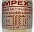Image sur Ampex Balanced Matching Input transformer pn 4580200-02