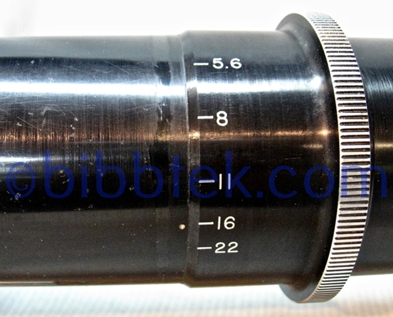 Picture of Zoomar Television Lens, by Dr. Frank Back, serial number 40.