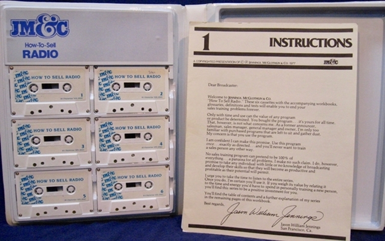 Image sur JM&C "How To Sell Radio" 1977