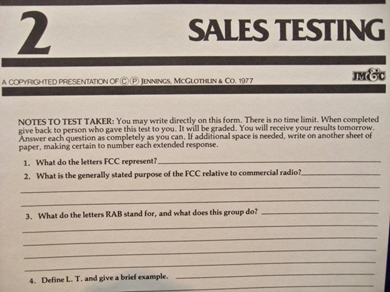 Image sur JM&C "How To Sell Radio" 1977