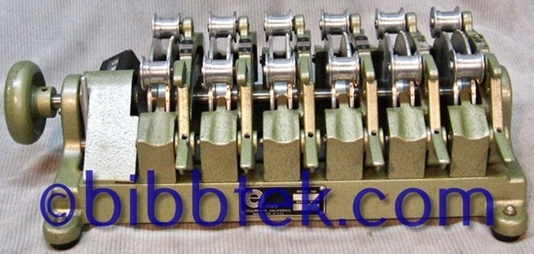 Afbeelding van Ediquip Moviola model 1036 16mm Synchronizer, 6 position, sn0068.