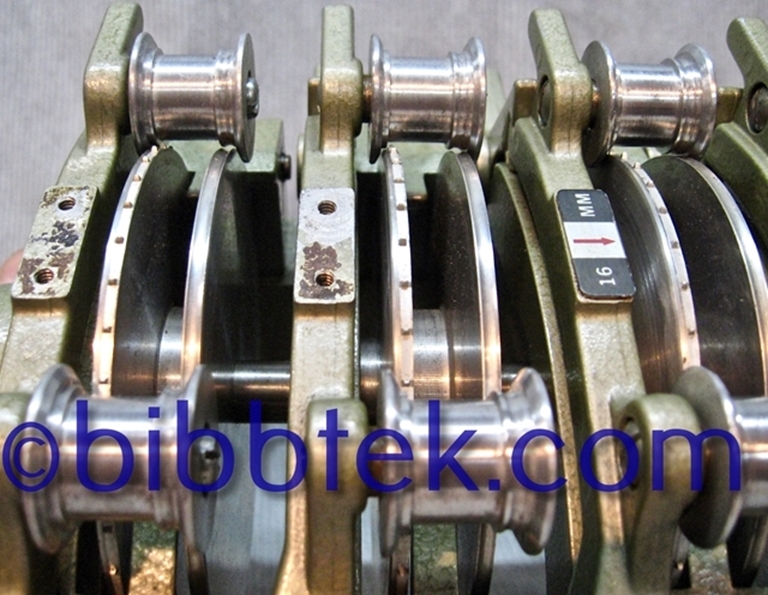 Afbeelding van Ediquip Moviola model 1036 16mm Synchronizer, 6 position, sn0068.