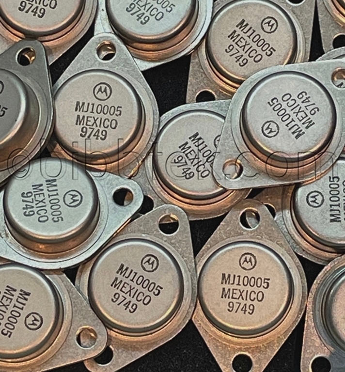 Afbeelding van Motorola  MJ10005 Transistors, NOS. price per pair.