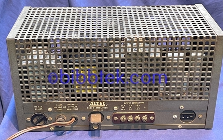 Image sur Altec A333A Tube Power amplifier, NSN.