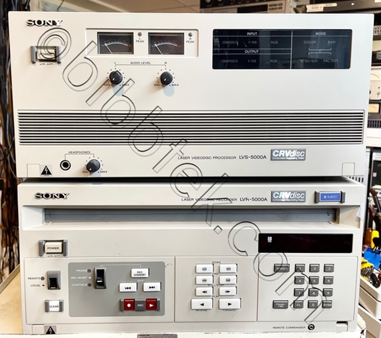 Afbeelding van Sony LVR5000 Laser DIsk recording system with Blank  Media.