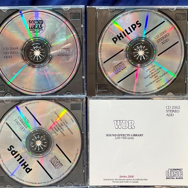 Image sur Sound Ideas Sound Effects Library 2000 Series CDs