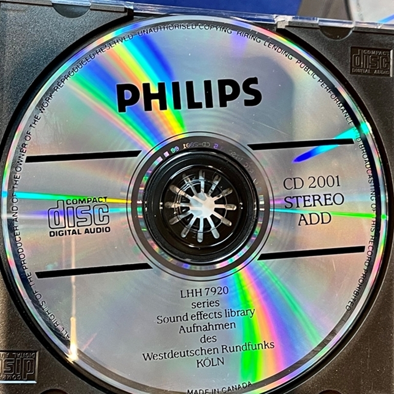 Image sur Sound Ideas Sound Effects Library 2000 Series CDs