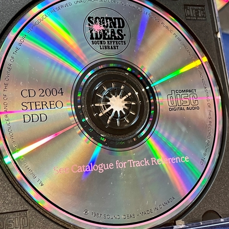 Image sur Sound Ideas Sound Effects Library 2000 Series CDs