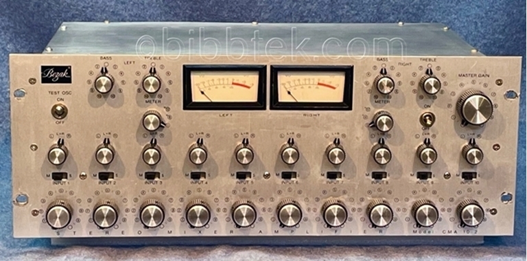 Afbeelding van Bozak CMA10-2, Stereo 10 channel.  SOLD Out.