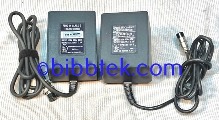 Image sur RTS Systems Power Supplies, 12 Volt AC, 3.3 Amps. PN WP664012CG.