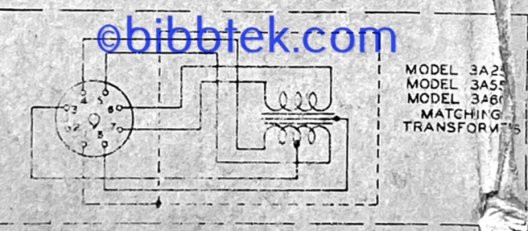 Image sur Dukane Model 3A55 MIc input transformer.