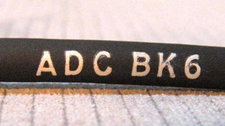 Image sur ADC 6', 1/4" Nickel, Black TRS Longframe Cable  SOLD OUT