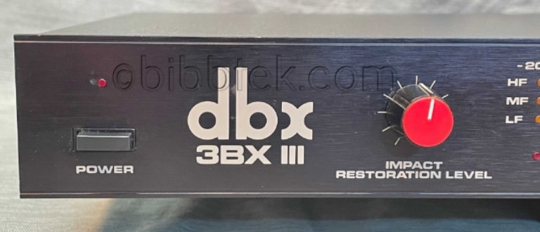Afbeelding van dbx 3BXiii  3 band dynamic range expander, VG condition.  snn50301843