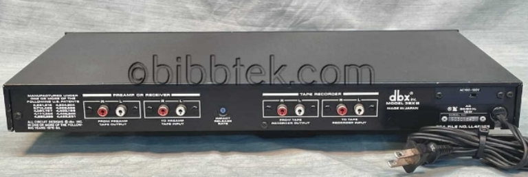 Afbeelding van dbx 3BXiii  3 band dynamic range expander, VG condition.  snn50301843
