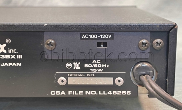 Afbeelding van dbx 3BXiii  3 band dynamic range expander, VG condition.  snn50301843