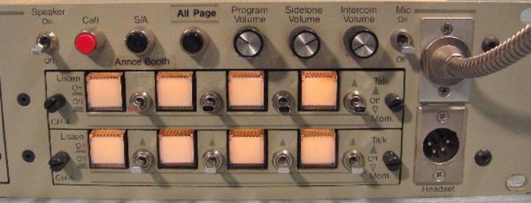 Image sur Clearcom MS-808A Main Station.  Closeout price, $225.