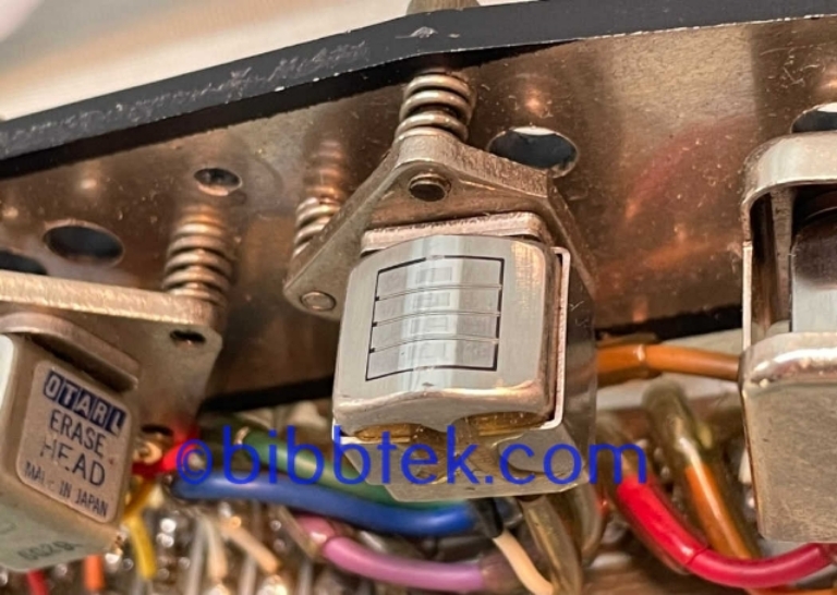 Picture of Otari 4 track .250" head assembly for MX5050BQ II  4 track machines.