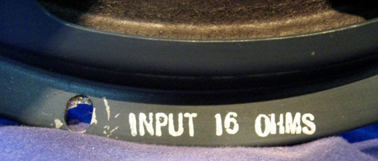 Afbeelding van Jensen C6856 12" Coaxial Driver,16Ω  SOLD out.