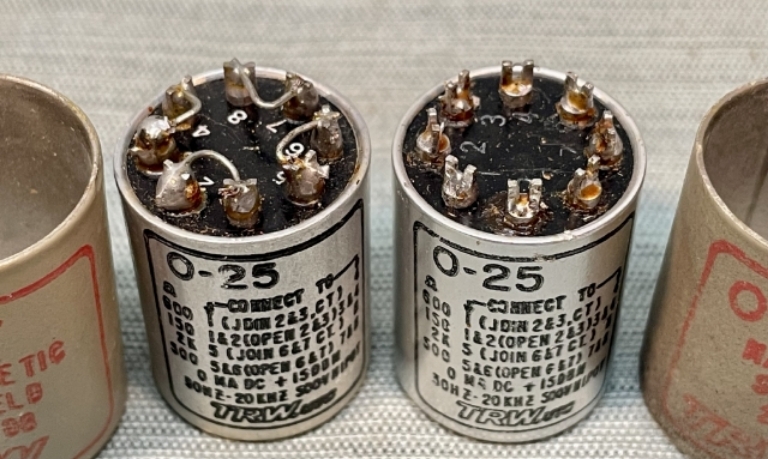 Picture of UTC TRW O-25 Transformers PAIR.